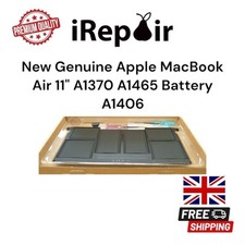 New Genuine Original Apple MacBook Air 11" A1370 A1465 Battery A1406