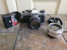 Olympus OM-10 Silver 35mm Film