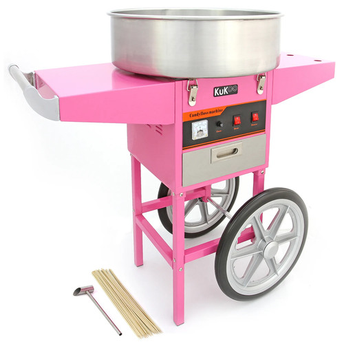 Pink candy floss machine cart - pink,