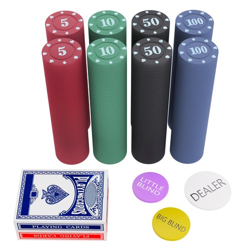 400pc numbered fake poker - numbered,