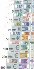 5 - 500 Euro Specimen Set (€