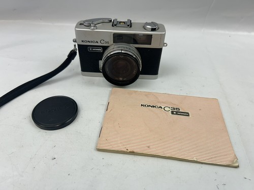 Konica c35 rangefinder camera - c35,