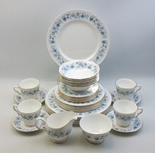 Colclough Braganza Dinner & Tea Items - Sold Individually - Blue Flower Vintage