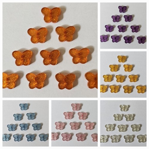 Glitter sparkly butterfly - 10,
