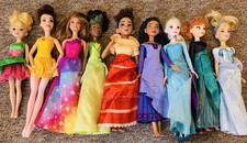 Disney Dolls And Barbie Bundle