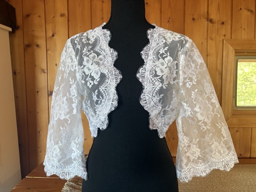 White wedding jacket bride - wedding,
