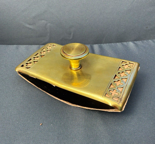Vintage brass rocking - brass, ink