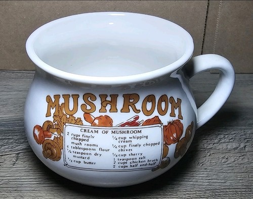 Vintage cream mushroom - 3,