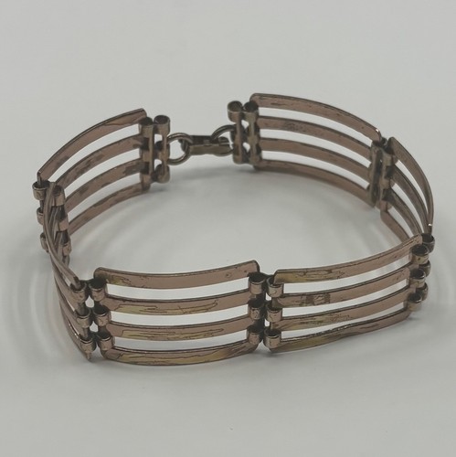 Vintage rose gold filled bar - filled,