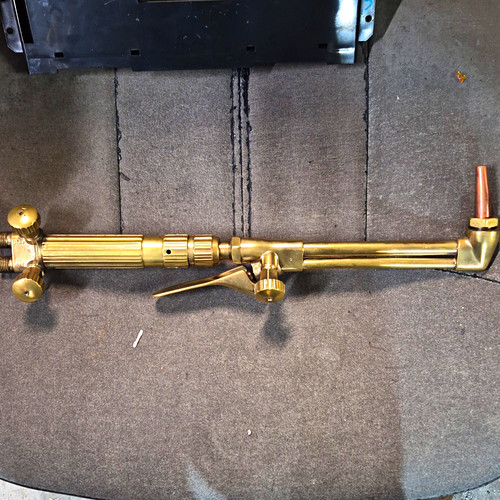 Acetylene gas cutting torch - acetylene,