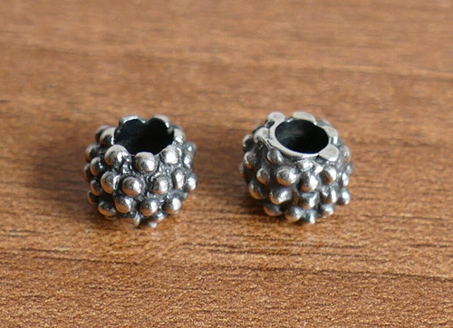 Pair trollbeads retired silver - retired,