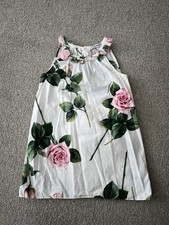dolce gabbana dress rose 24-30 months Very Good Condition