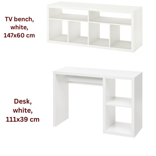 Ikea kallax bench desk - ikea,