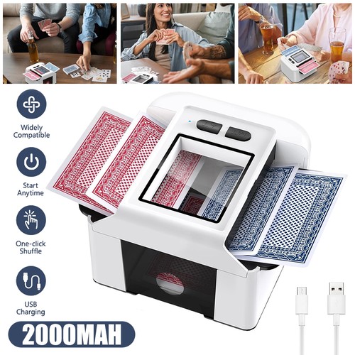 Automatic card shuffler - automatic,