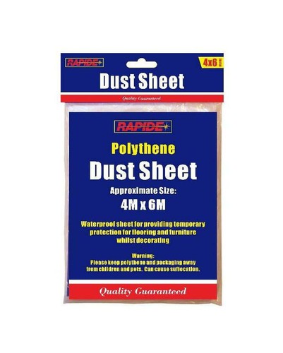 Dust sheets decorating - dust,