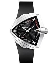 Hamilton Ventura XXL Automatic Black Dial Rubber Strap Men's Watch H24655331