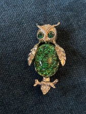 Vintage Green Jelly Belly Owl
