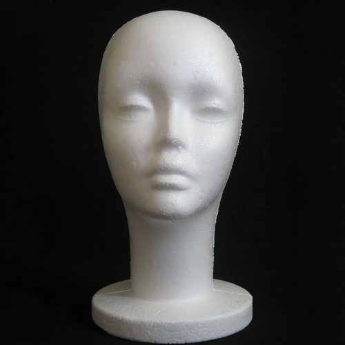 Polystyrene foam head dummy - foam,