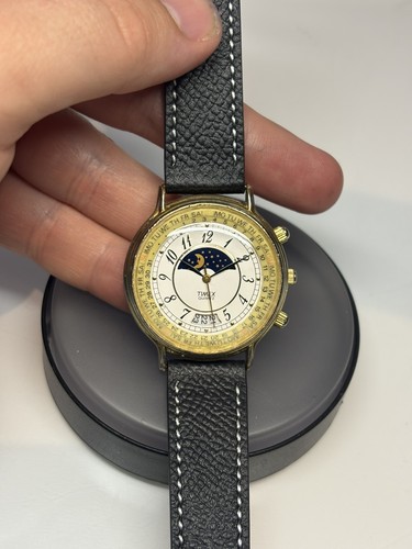 Vintage timex moonphase - vintage, triple