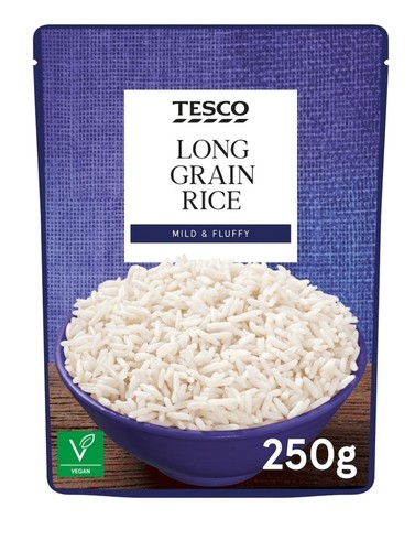 Tesco microwave long grain - tesco,