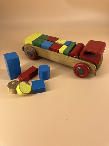 Vintage child wooden - wooden, toy