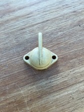 A used cream dashboard mounted