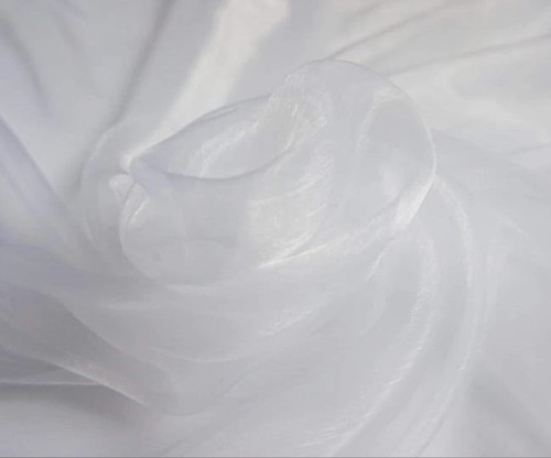 3kg roll plain white organza - 3.3kg,
