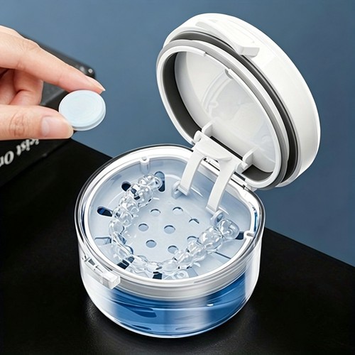Retainer cleaner case denture - retainer,