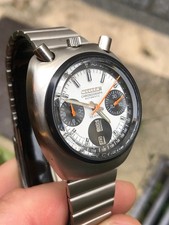 Citizen Bullhead Vintage Chronograph 8110 Auto Panda Revised