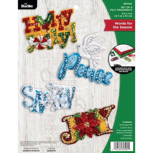 Bucilla felt ornaments - bucilla,