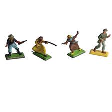 4 x Britains Ltd 1971 Figures - 3 are Damaged See Pics