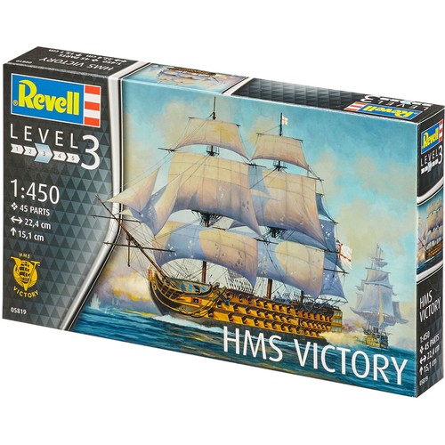 Revell 450 hms victory model - 1/450,