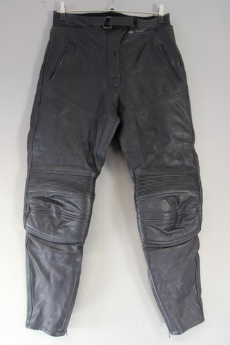 Richa black leather biker - black,