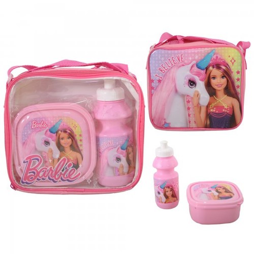 Barbie pink piece kids lunch - kids,