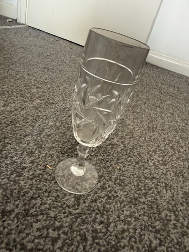 Transparent vine glass set - transparent,