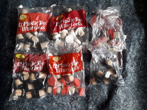 Plastic top corks - corks, col