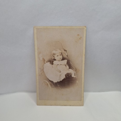 Victorian photo cdv girl - girl, in