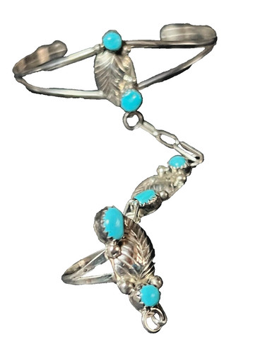 Sterling silver slave bracelet - sterling,