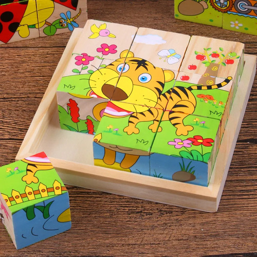 Baby wooden blocks - wooden,