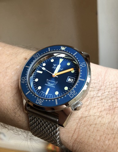 Squale 1521 automatic blue - squale,