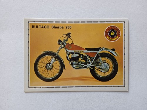 Panini 1975 bultaco sherpa 250 - sherpa,