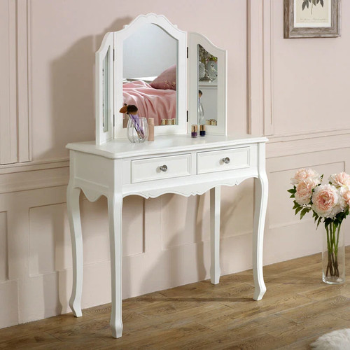 White dressing table - , tabletop