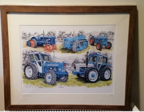 Large framed picture print - picture,