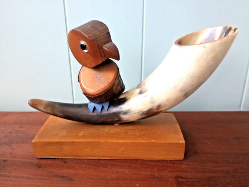 Large bird wooden bakelite - large,