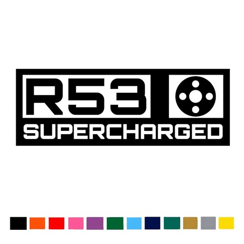 Supercharged car vinyl - car, decal