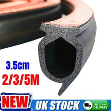 Garage Door Seal, Waterproof Self Adhesive Weather Stripping, Door Sealing Strip