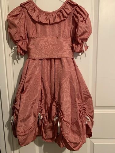 Vintage pink tafetta - pink, little