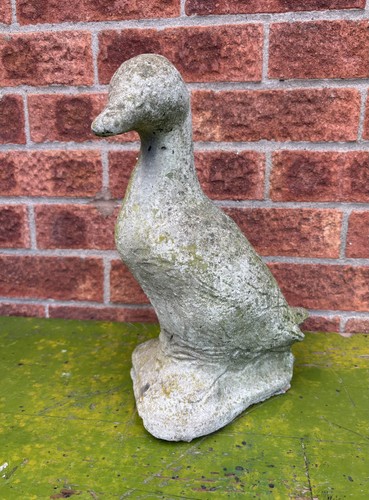 Vintage concrete duck - duck, goose