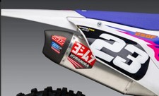 YOSHIMURA YAMAHA YZ250F YZF250 2024 RS12 FULL EXHAUST SYSTEM STAINLESS STEEL