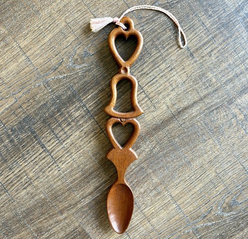 Vintage hand carved wood welsh - vintage,